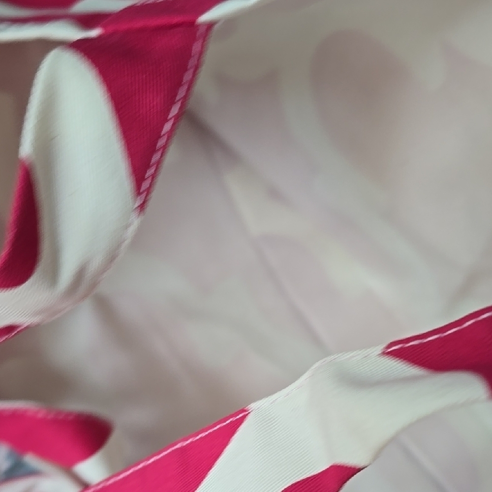 Pink and White Tote Bag - Picture 3 of 11